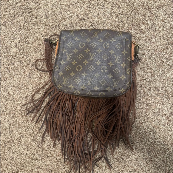Louis Vuitton Brown Monogram Fringe Shoulder Bag - Picture 2 of 2